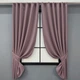 Комплект коротких штор VR-Textil Блэкаут Midnight № 1679ш Пудровый 140х170 см 2 шт (35-0459) - изображение 1