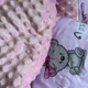 Детский плюшевый конверт для выписки на съемном утеплителе Minky 80Х80 см, розовый Мишки - изображение 5