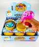 Сквіш пельмень 8,5см антистресс Dumpling прозорий з конфеті фальговим Випадковий (712413) - зображення 3