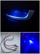 Яскрава LED підсвітка дверних ручок авто синя 12V (комплект 4 шт., 5 мм) — діодна підсвітка ніш салону - зображення 2