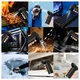 Турбовентилятор аккумуляторный Mini Jet Fan воздуходувка с фонариком черный - изображение 2