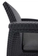 Садовий диван 2-місний Keter Corfu Love Seat графіт (258973) — пластиковий ротанг для тераси та балкона - изображение 7