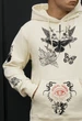 Мужская Кофта Стаф Молочный С Принтом Спортивный С Капюшоном Staff Print Milk XS (401600) - изображение 4