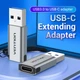 Адаптер Type-C-USB 3.0 Vention Aluminium Nickel-Plated M/F 5Gbps 3A Gray (CDPH0) - зображення 5
