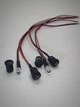 Подсветка дверных ручек и дверных ниш авто 12V красная LED комплект 4 шт. 3 мм светодиоды с насадками-защелками - изображение 3