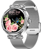 Смарт-часы LEMFO MK20 Silver 1,09″, пульс, давление, SpO₂, IP67, Bluetooth, металлический ремешок, Android/iOS - изображение 2