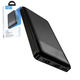Повербанк Hoco J72 10000mAh 2USB / 1Type-C / 1MicroUSB Чорний - зображення 1