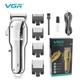 Машинка VGR V-678 Silver для стрижки и окантовки с Т образным ножом 10692 - изображение 2