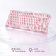 Клавіатура GravaStar Mercury K1 Lite із комбінованим підключенням - Crystal Rose - зображення 4