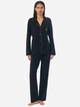 Пижама (рубашка + штаны) женская хлопковая Ralph Lauren 306652627 L Черная (1159864731) - изображение 1