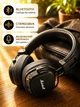 Навушники бездротові Bluetooth ігрові накладні з мікрофоном USB-C шумозаглушенням стерео блютуз бездротове швидке заряджання для музики геймінгу Marshall Major IV - зображення 8