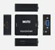 Конвертер VGA2HDMI адаптер з VGA на HDMI + аудіо 3.5мм Black - изображение 3