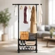 Вешалка напольная SINGLE-POLE SHOE RACK 107-2 с полками для обуви - изображение 5