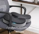 Ортопедична подушка для сидіння U-подібна Memory Foam для офісу та авто, від болю в куприку і спині, знімний чохол 48×40×13 см чорна 2100150 - зображення 3