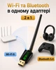 Wi-Fi адаптер AX900 + Bluetooth 5.4 DuoLink Зовнішня антена USB WIFI6. Драйвер вбудований в адаптер - зображення 2