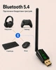 Wi-Fi адаптер AX900 + Bluetooth 5.4 DuoLink Зовнішня антена USB WIFI6. Драйвер вбудований в адаптер - зображення 3