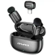 Микрофон галстук AWEI MK5 Duo Ai-Voice Black - изображение 1
