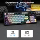Клавіатура бездротова EPOMAKER TH99 PRO Creamy Jade Switch Black - зображення 11