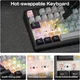 Клавіатура бездротова EPOMAKER TH99 PRO Creamy Jade Switch Black - зображення 12