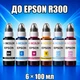 Чернила INCOLOR для EPSON R300, комплект 6×100 мл (BK/C/M/Y/LC/LM), 600 мл - изображение 1