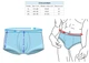Мужские трусы Roober 69236 XL брифы желтый однотонные - изображение 3