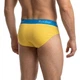 Мужские трусы Roober 69236 XL брифы желтый однотонные - изображение 2