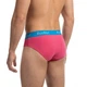 Мужские трусы Roober 69236 XL брифы малиновый однотонные - изображение 2