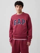 Світшот на флісі жіночий GAP 23130548 XL Бордовий (1161259958) - зображення 5