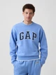 Свитшот на флисе женский GAP 829179362 2XL Голубой (1161184212) - изображение 5