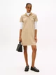 Платье-футболка короткое летнее женское Tommy Hilfiger 246589121 M Бежевый/Коричневый (1161295841) - изображение 3