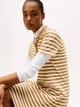 Платье-футболка короткое летнее женское Tommy Hilfiger 246589121 M Бежевый/Коричневый (1161295841) - изображение 6