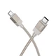 Кабель Hoco X110 USB-C to USB-C 3A 60W 1 м Gold (6942007646833) - зображення 2