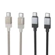 Кабель Hoco X110 USB-C to USB-C 3A 60W 1 м Gold (6942007646833) - зображення 3