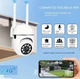 WiFi камера відеоспостереження Teruhal TC55 720P HD, поворотна IP-камера з нічним баченням - зображення 2