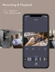 Wi-Fi камера спостереження Nooie 360 Cam 2 2K, поворотна IP камера, нічне бачення, двосторонній звук - зображення 7
