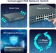 Комутатор YuanLey 18-Port Gigabit PoE Switch 16×PoE+ 1000Mbps 250W (YS20162G-P) - изображение 5
