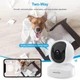 IP Wi-Fi камера відеоспостереження Wansview Q5 3MP 2K — поворотна, нічне бачення, двосторонній звук - зображення 4