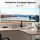 Кронштейн для монитора 24–57” Putilsen Mount FPM80-C01X-L-1, настольный держатель VESA 75/100, до 27 кг, поворотный - изображение 2