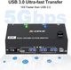 Переключатель HDMI KVM 2-в-1 для двух компьютеров и монитора KCEVE - изображение 6