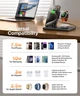 Беспроводная зарядная станция 3 в 1 EXW HYS03 для Apple Watch и AirPods, Fast Wireless Charger, Black - изображение 6