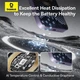 Павербанк Baseus 10000 mAh 22.5W Павербанк Baseus EnerFill FM11 Ultra-Mini с быстрой и беспроводной зарядкой Qi, Портативный внешний аккумулятор, порт Type-C, LED-индикатор Фиолетовый - изображение 12