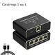 RJ45 Ethernet-розгалужувач 1 на 4 порти на Gigabit 1000 Мбіт/с Stone мережевий адаптер перехідник (ST-RJSP-1x4) - зображення 2
