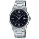 Чоловічий годинник Casio MTP-V002D-1B3 чорний 30 м - зображення 1