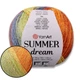 YarnArt Summer Dream, №4301, літня пряжа ЯрнАрт Саммер Дрім 100 г / 350 м, бавовна з віскозою, секційне забарвлення, для в'язання гачком і спицями - зображення 1