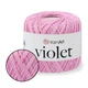 Пряжа YarnArt Violet, Розовый №319, ЯрнАрт Виолет турецкая нить для вязания 100% хлопок для игрушек, пинеток, пледов и одежды спицами и крючком - изображение 1