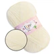 Пряжа акриловая Ализе Шекерим Беби, Alize Sekerim Bebe, Молочный №62, 100 г/320 м, акрил, для вязания спицами и крючком, для детской одежды, пледов - изображение 1