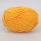 Пряжа Milk Cotton Оранж №60, бавовна з молочним акрилом для в'язання, м'яка дитяча пряжа 50г/100м для в'язання іграшок та одягу - зображення 3