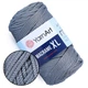 Пряжа YarnArt Macrame XL, Темно-сірий №159, поліестеровий шнур 3 мм, ЯрнАрт Макраме ХЛ нитка для в'язання гачком і спицями, поліестер 100% - зображення 1