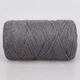 YarnArt Macrame Cotton, Темно-серый №774 - хлопковый шнур 250 г / 225 м для макраме, вязания сумок, кашпо, аксессуаров - изображение 3