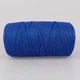 Шнур для макраме Popyarn Macrame XL, Синьо-блакитний №500, 250 г / 125 м, 100% поліпропілен - для в'язання сумок, килимків, кошиків, панно, декору - зображення 2